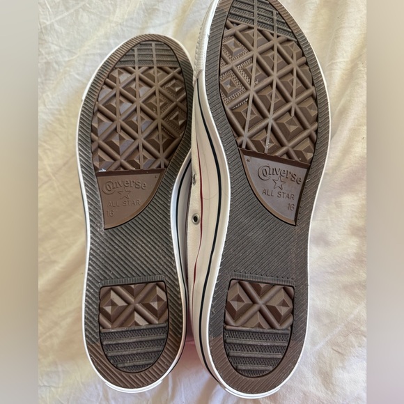 Converse Chuck Taylor White High-Tops Men Sz 16 - Picture 4 of 5